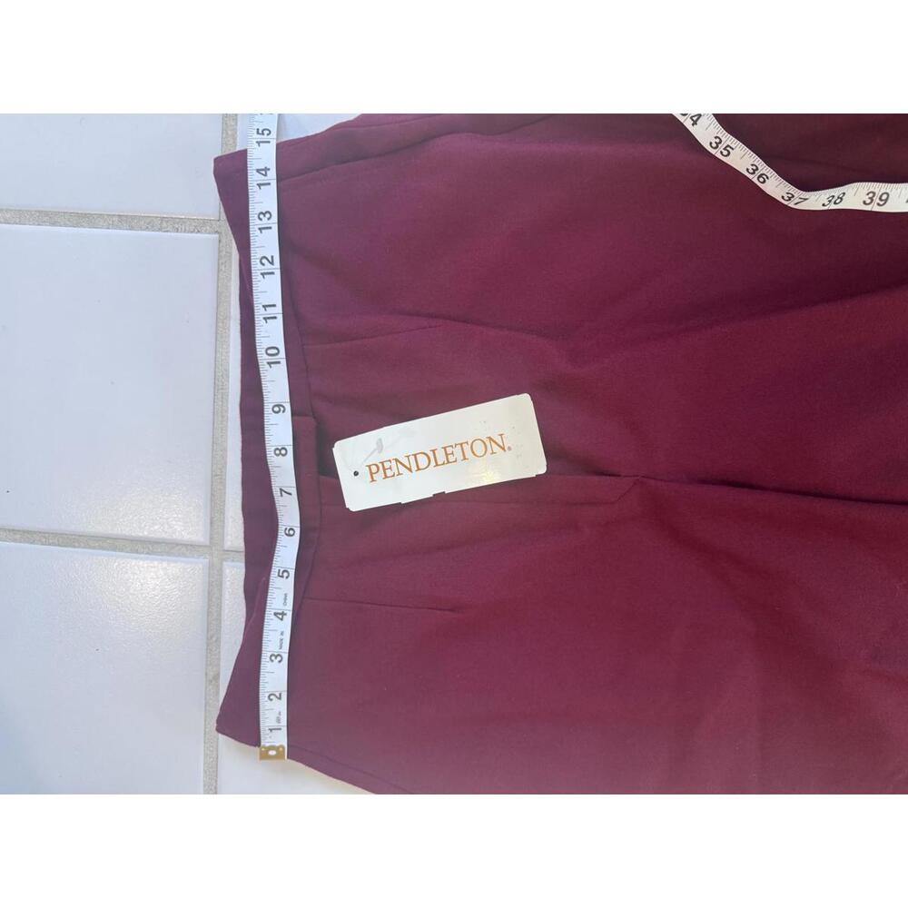 Vintage Pendleton 100% Virgin Wool Trousers Women’s Size 14 NWT – Made in USA - Picture 5 of 9